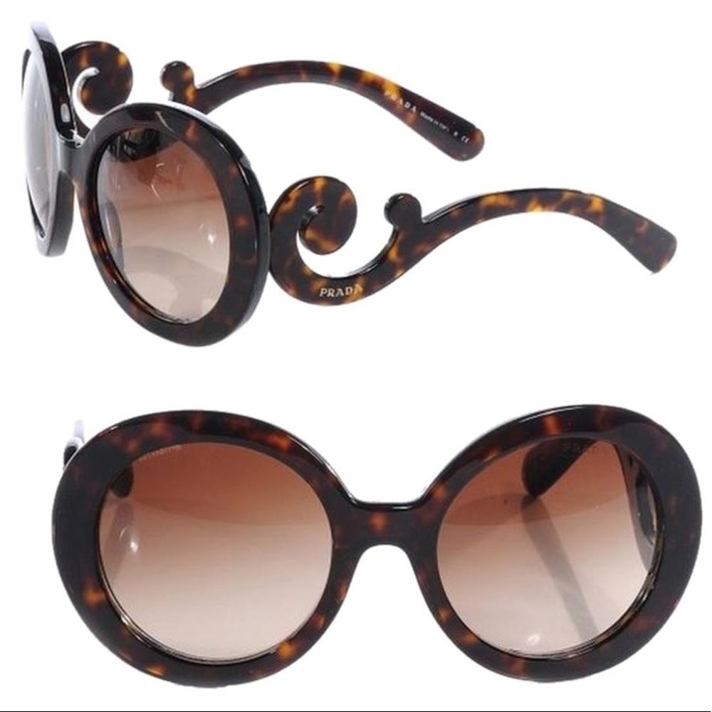 Prada Baroque Round Sunglasses